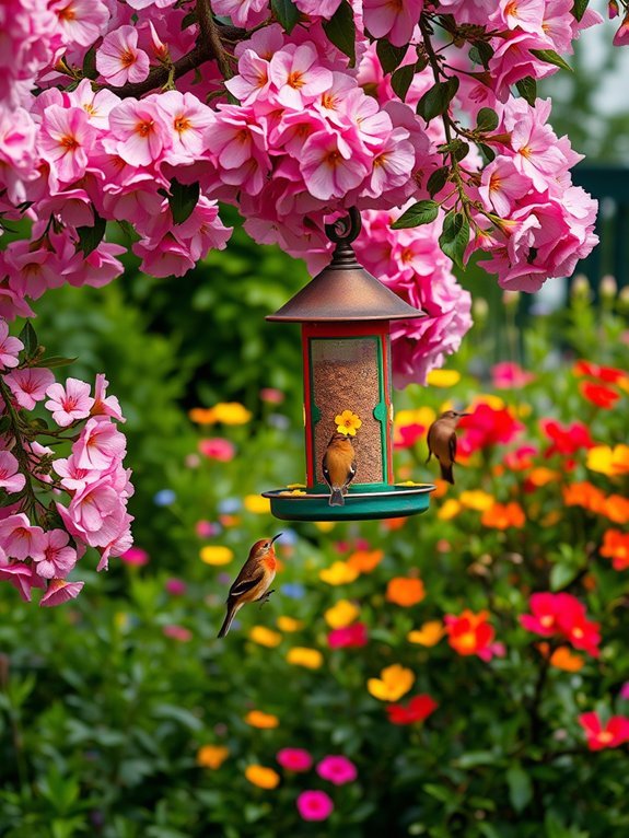 attracting birds outdoors easily
