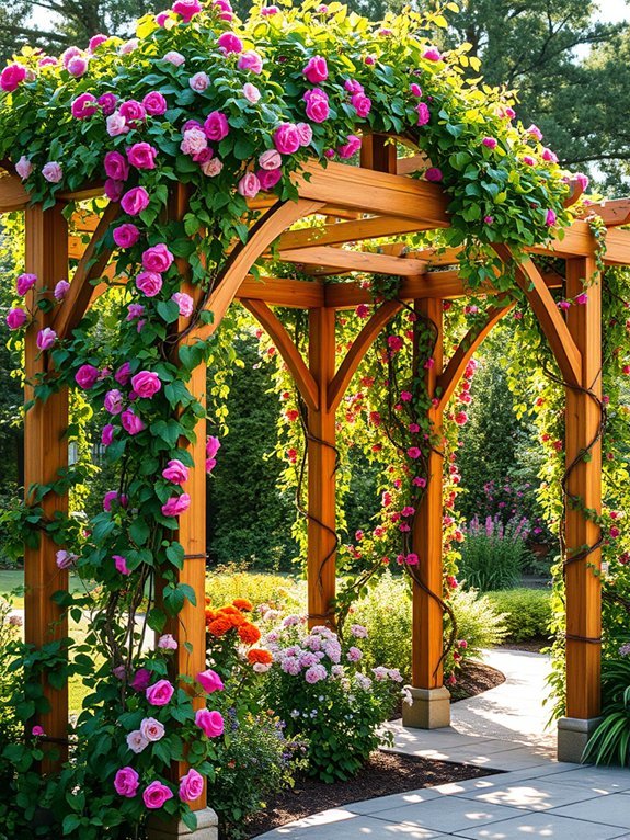 beautiful outdoor garden structures