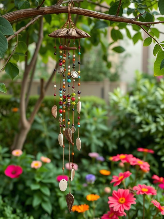 beautifully crafted wind chimes