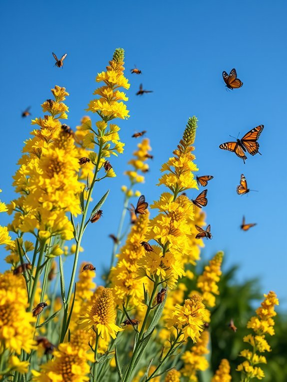 bright yellow flowering plant