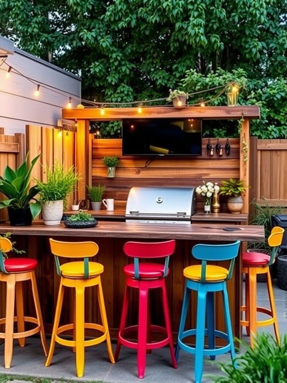 build your own outdoor bar