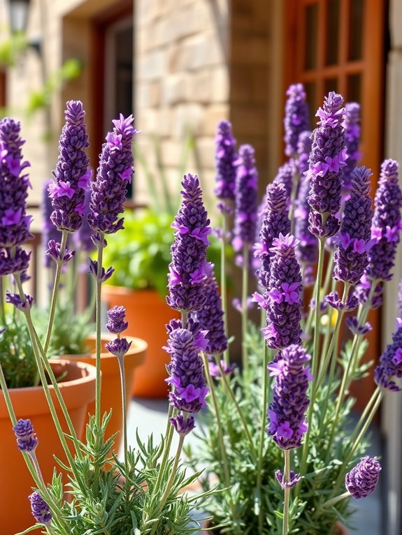 calming purple flowering herb