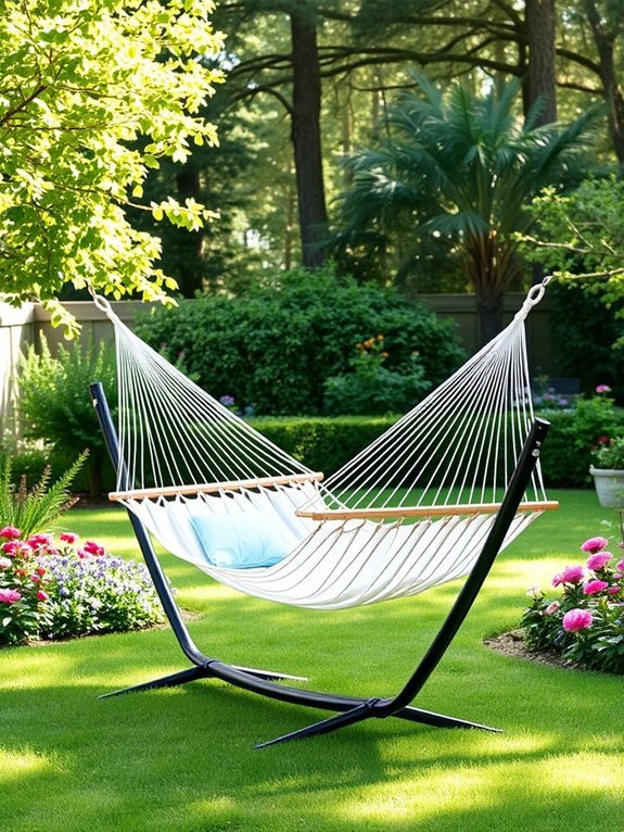 camping hammock with stand