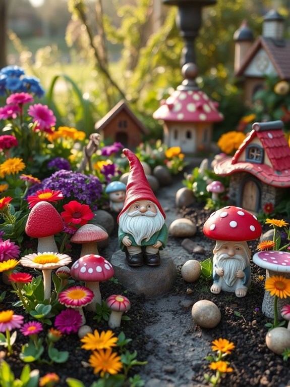 charming decorative garden figures