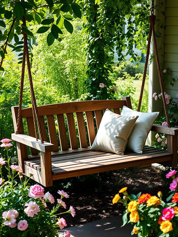 charming outdoor relaxation seat