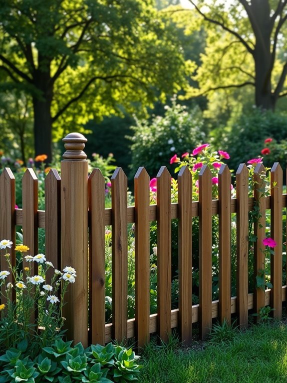 charming traditional boundary barriers