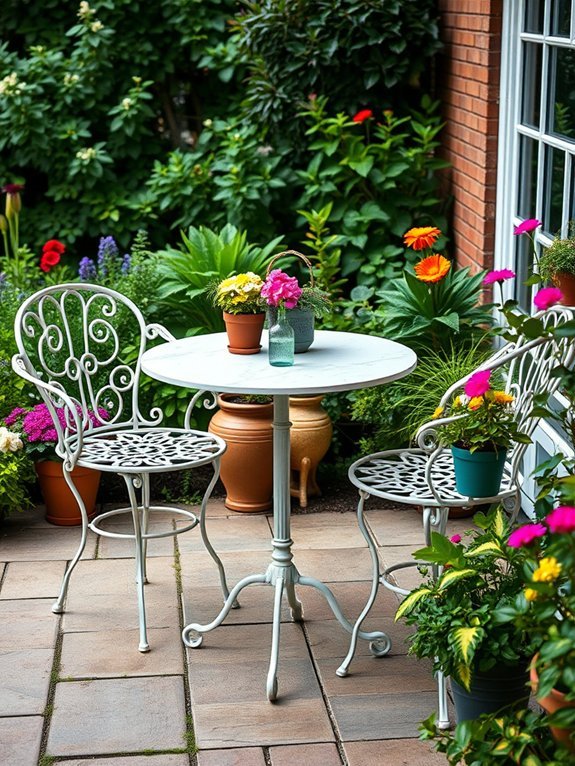 chic outdoor dining furniture