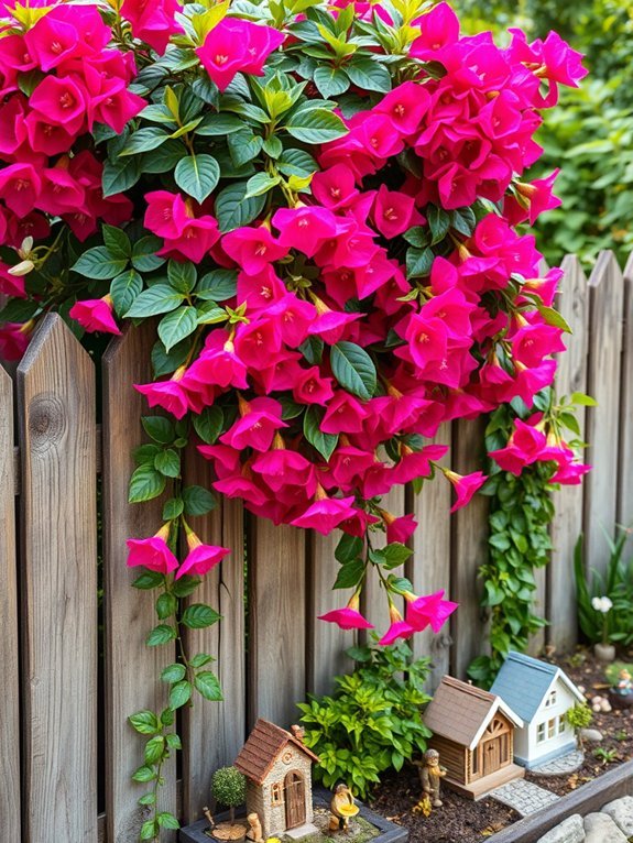 colorful flowering tropical vine