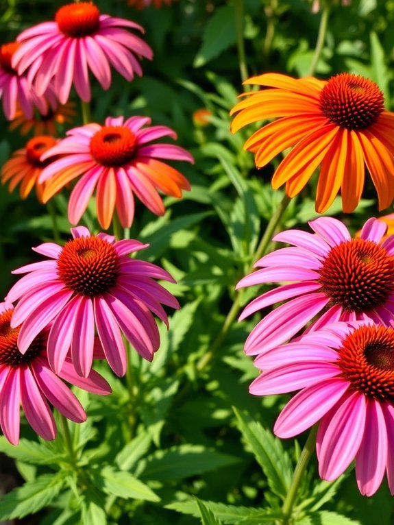 colorful healing garden flower