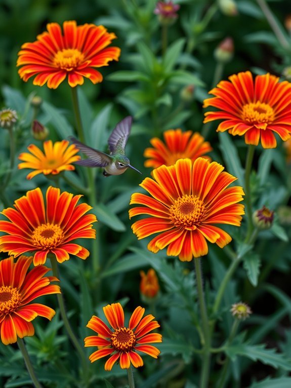 colorful vibrant blooming flower