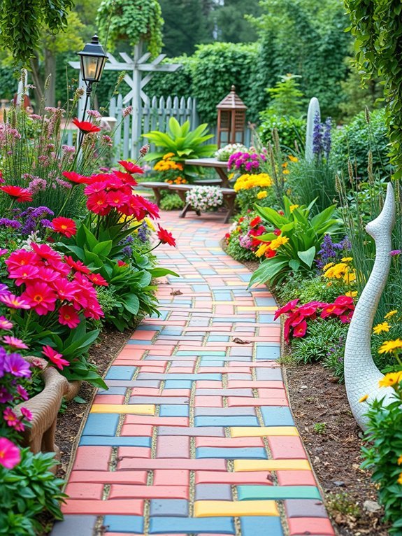 colorful walkway for fun