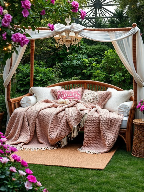 comfortable outdoor lounging furniture