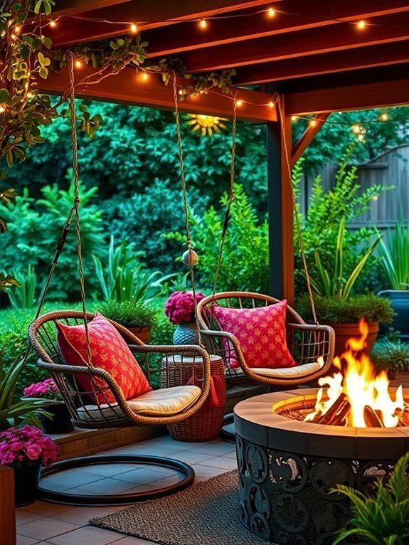 comfortable outdoor seating option