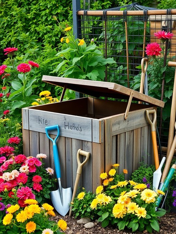 construct a compost container