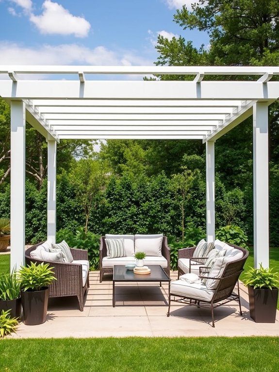 contemporary aluminum outdoor design