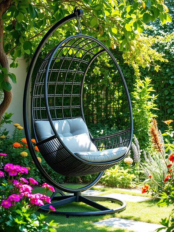 contemporary suspended seating solution