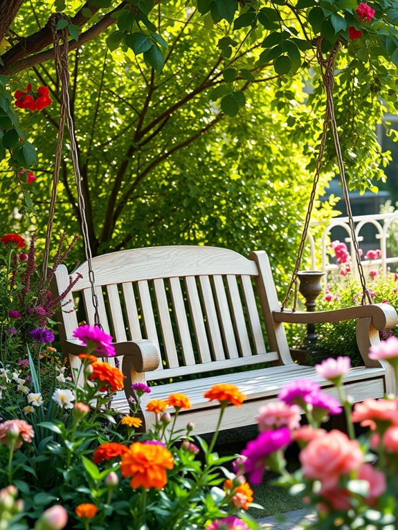 couple s outdoor swing seat