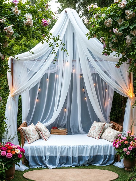 cozy canopy bed retreat