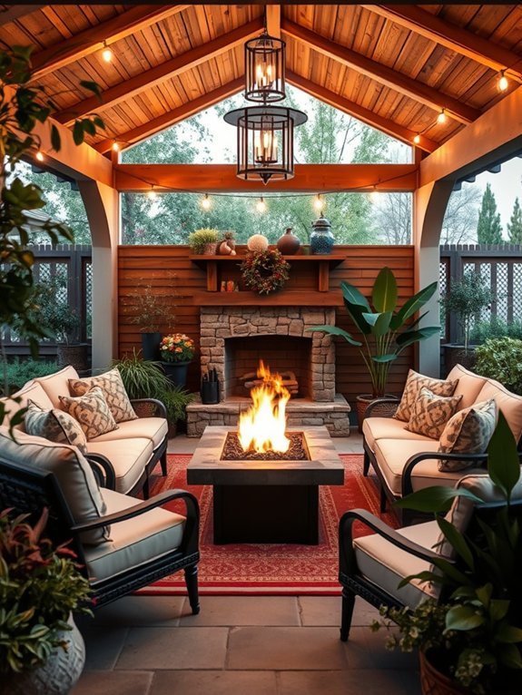 cozy enclosed relaxation space