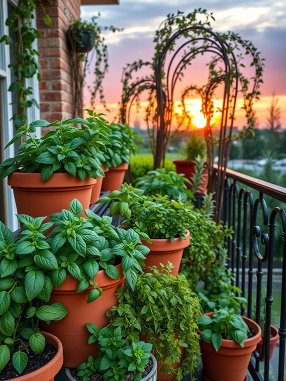 create a fragrant herb garden