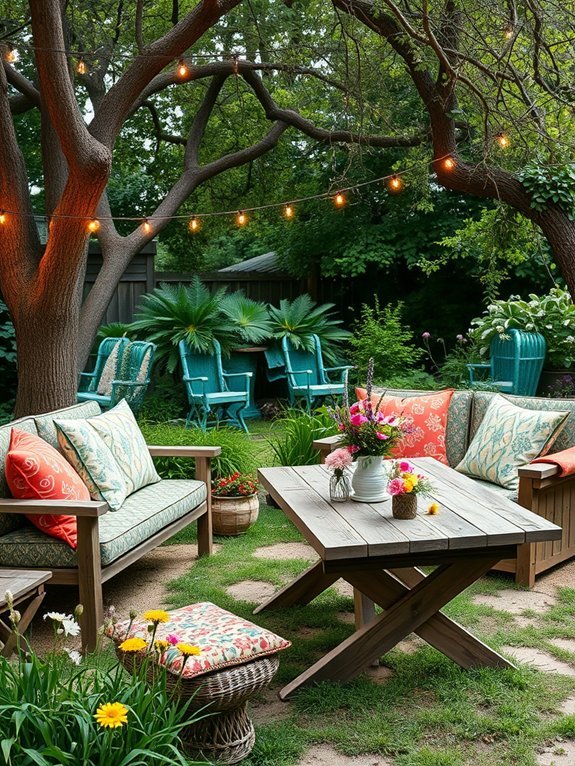 create comfortable lounge spaces
