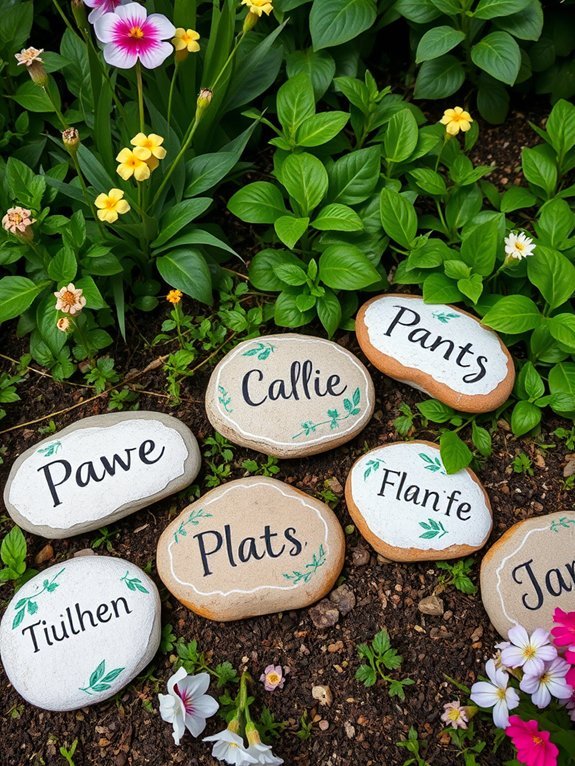 create decorative painted stones