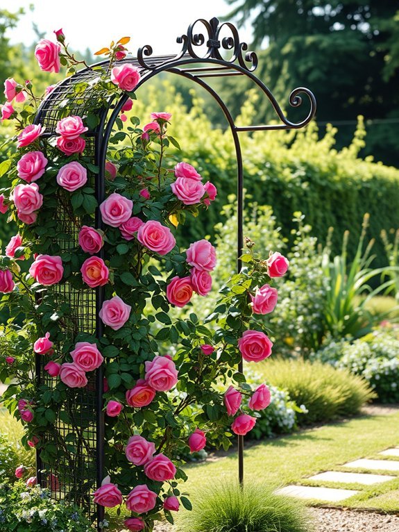 creative and distinctive garden supports