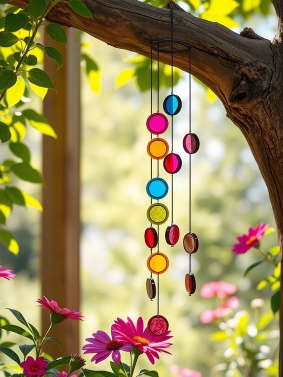 creative recycled bottle chimes