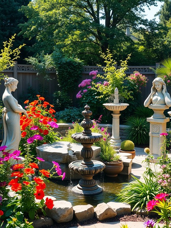 decorative outdoor sculptures collection