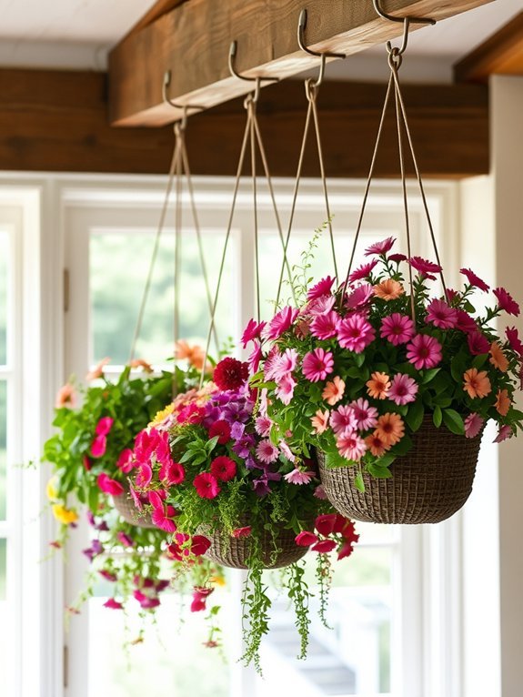 decorative suspended plant holders