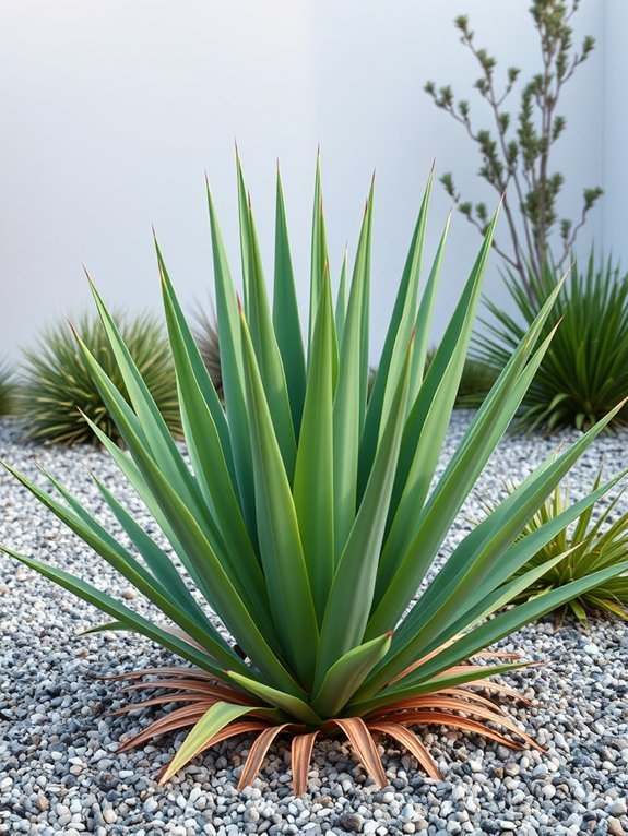desert plant with fibers