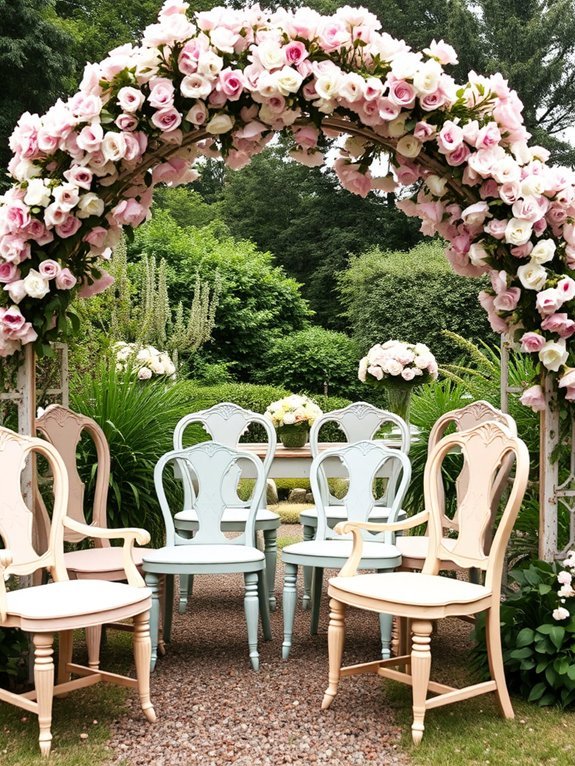 eclectic collection of chairs