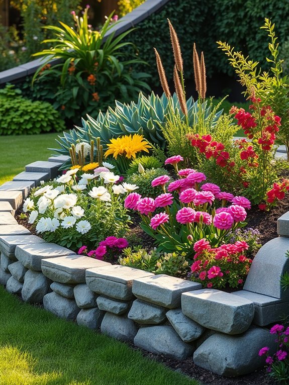 elegant landscape border design