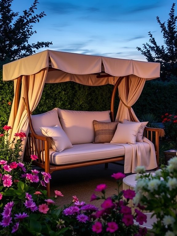 elegant outdoor relaxation furniture