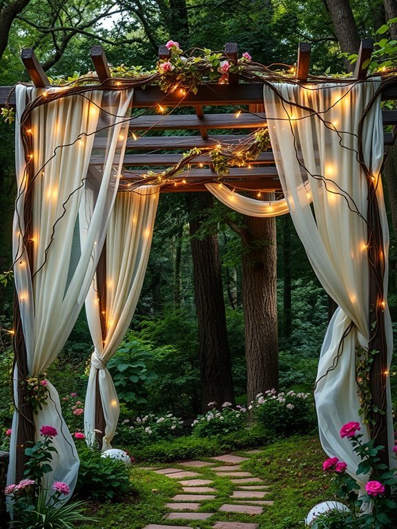 enchanting garden structure design