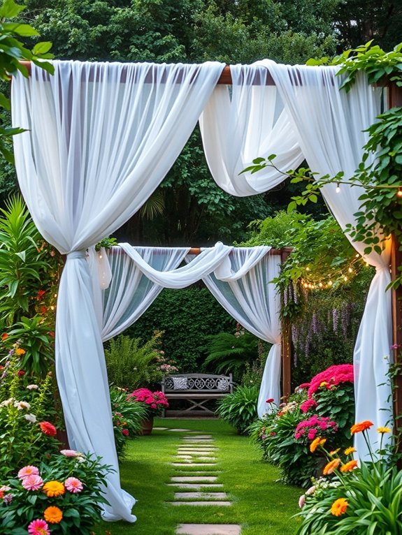 enchanting outdoor shade structure