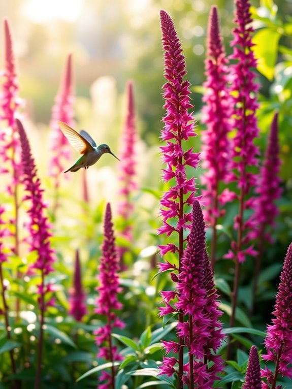fluffy colorful perennial flowers