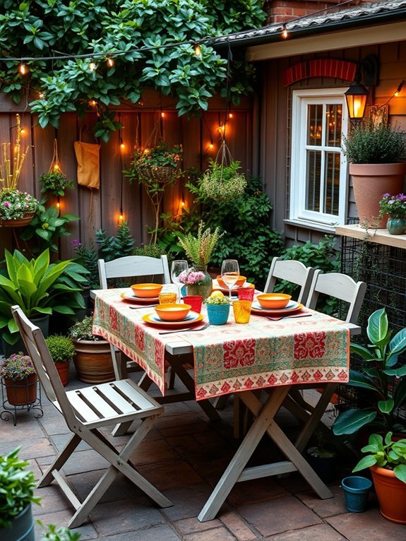 folding table for dining