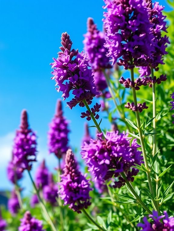 fragrant purple flowering herb