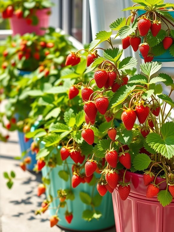 fresh juicy red berries