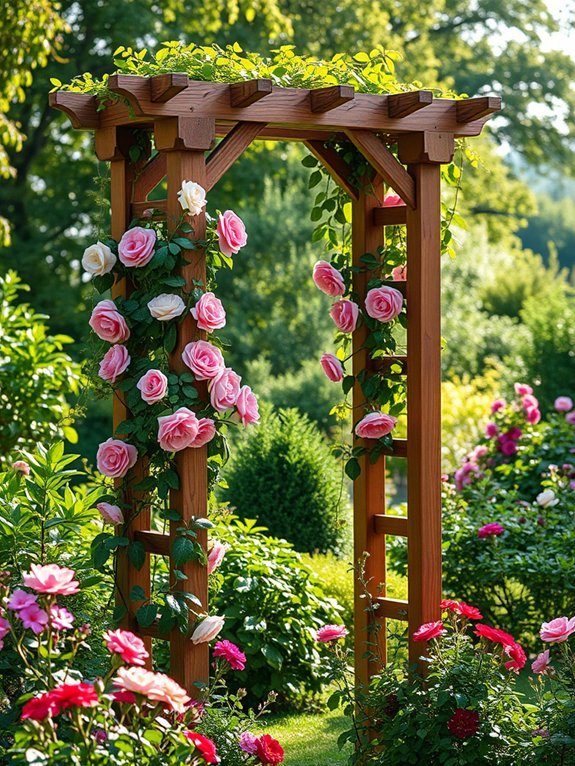 garden structures for climbing