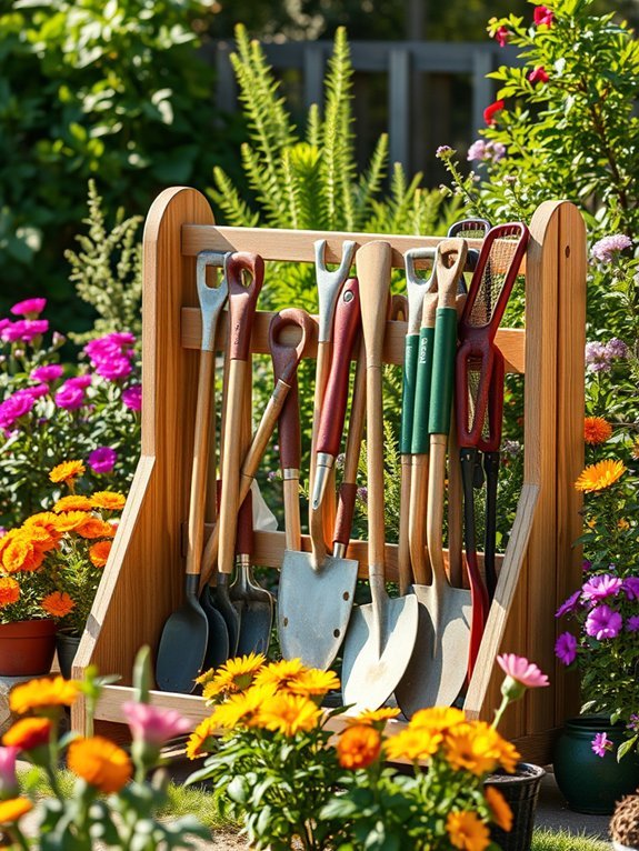 garden tool organization solution