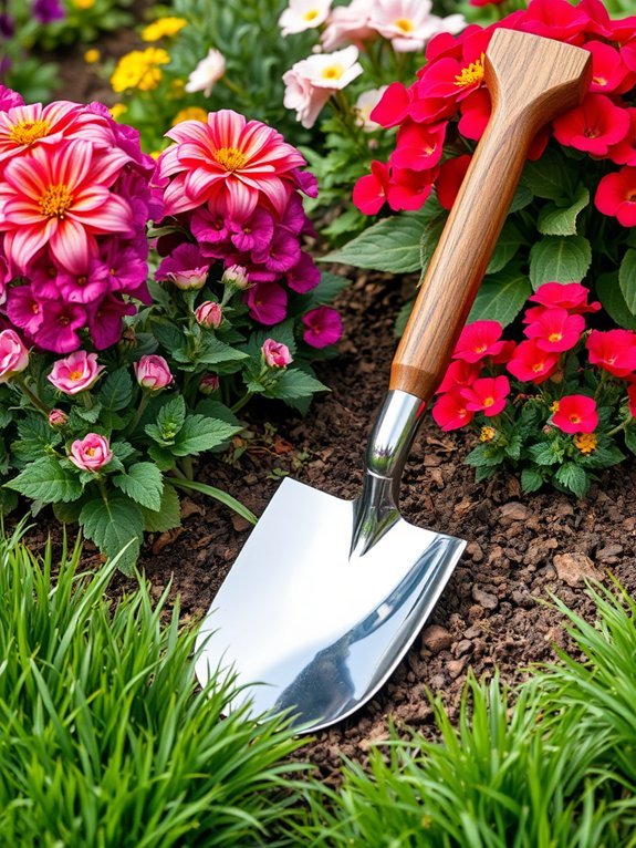 gardening tool with point