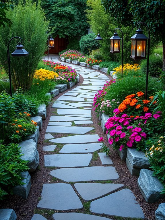 genuine natural stone walkways