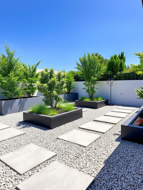 geometric shapes in landscaping