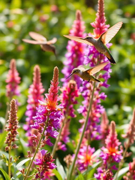 hummingbird attracting mint plant