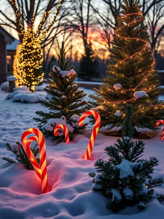illuminated holiday decorations delight