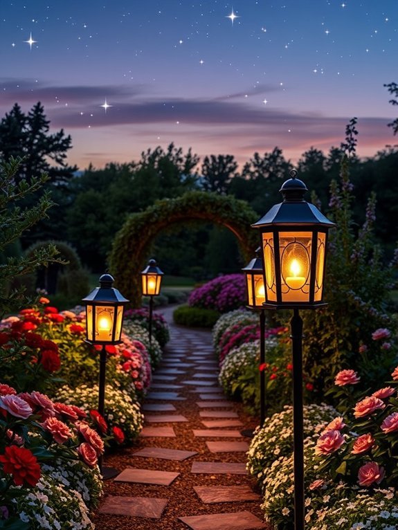 illuminated outdoor decorative lights