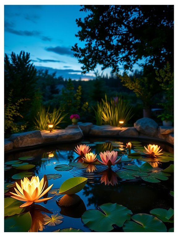 illuminated outdoor solar lights