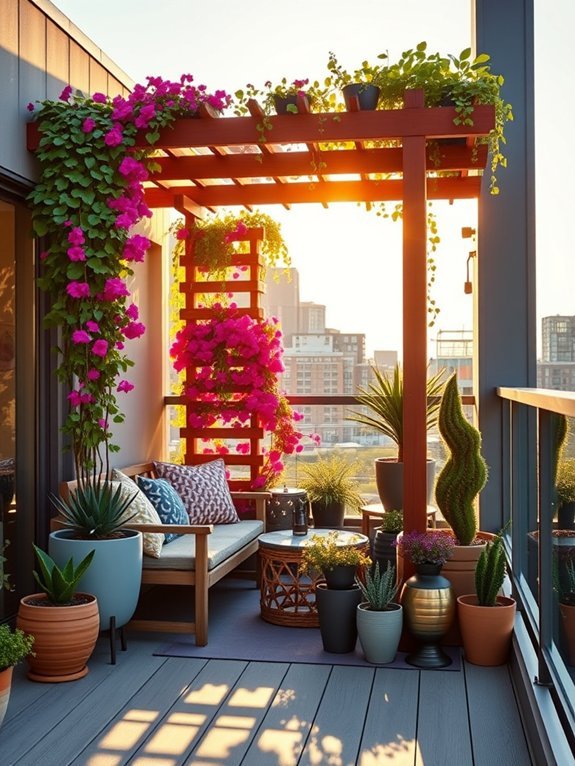 install climbing plant support